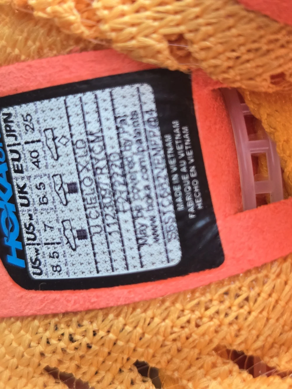 Hoka Orange Women's Track Shoes